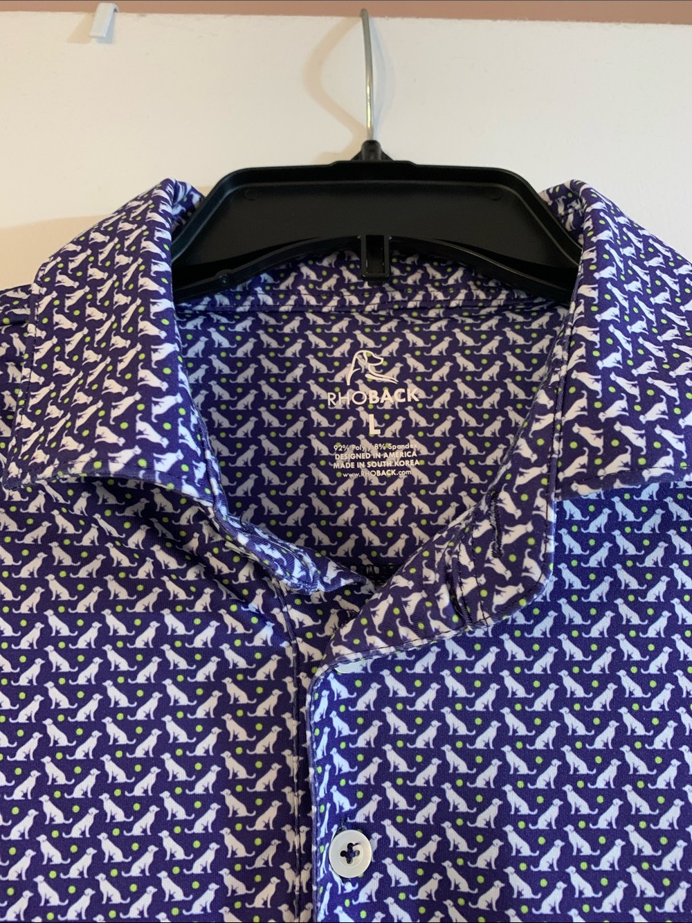 Rhoback Men's  Polo Shirt - Picture 2 of 13